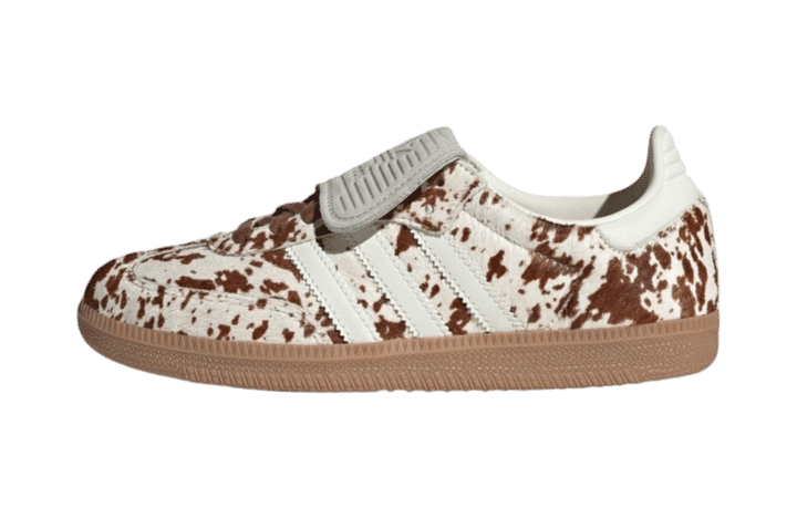 Cow Print Samba Long Tongue Shoes