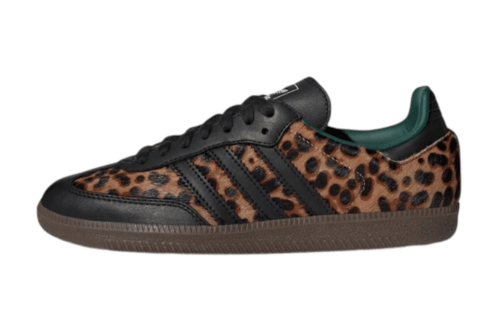 Adidas Samba OG Black Green Leopard
